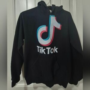 Adult Tiktok Logo Hoodie Size Small